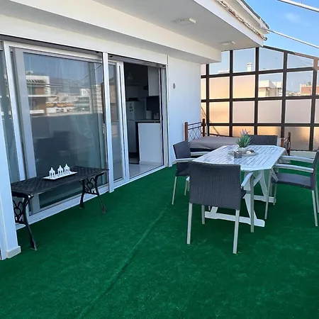 Terrace Garden Close To Sea